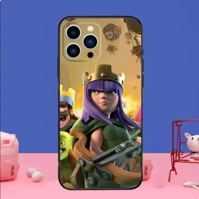 C Clash Of C Clans Game Phone Case For iPhone 15 14 13 12 11 Pro 4 - Clash Of Clans Merch