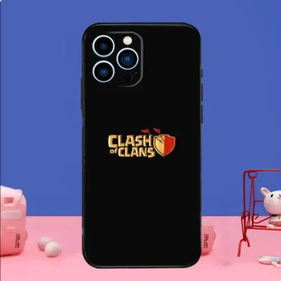 C Clash Of C Clans Game Phone Case For iPhone 15 14 13 12 11 Pro 5 - Clash Of Clans Merch