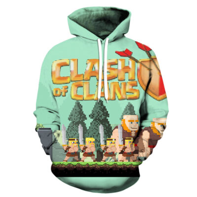 clash of clans supercell 3d hoodie a62736 - Clash Of Clans Merch