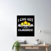 I Can Get 3 Stars In All Clashes Funny Gift Poster Official Clash Of Clans Merch