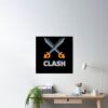 Clash Royale - Let'S Clash Poster Official Clash Of Clans Merch