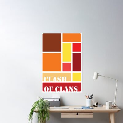 Clash Of Clans Poster Official Clash Of Clans Merch