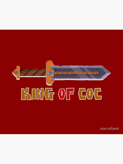 King Of Coc Tapestry Official Clash Of Clans Merch