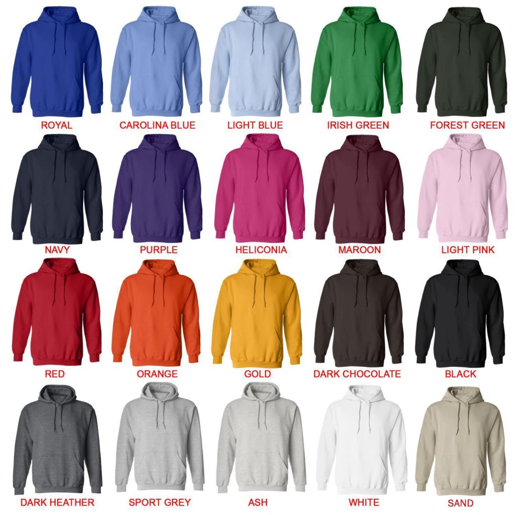 hoodie color chart - Clash Of Clans Merch