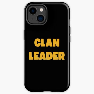 Clan Leader For Coc Gamers Iphone Case Official Clash Of Clans Merch