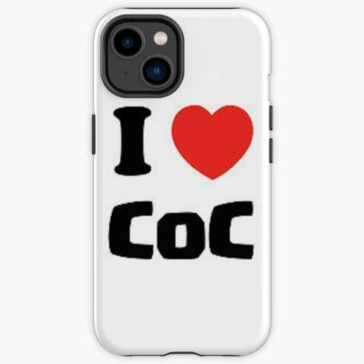I Love Coc Art Iphone Case Official Clash Of Clans Merch