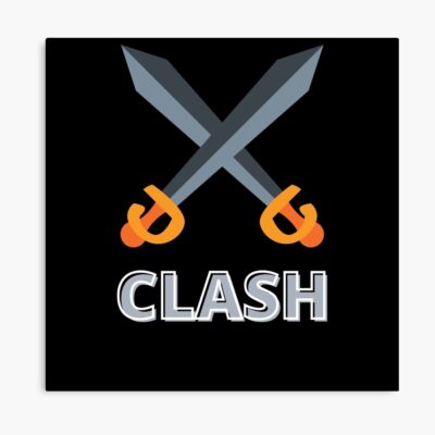 Clash Royale - Let'S Clash Poster Official Clash Of Clans Merch