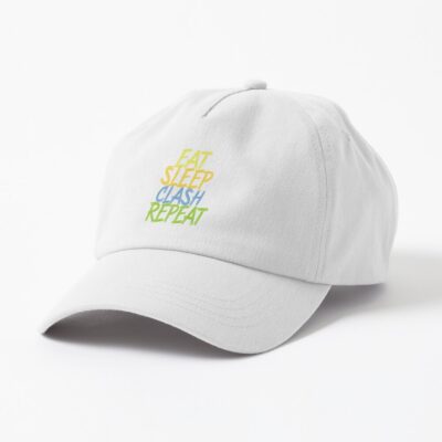 Eat Sleep Clash Repeat Funny Cap Official Clash Of Clans Merch