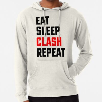 Eat, Sleep, Clash, Repeat - Eat Sleep Repeat - Clash Of Clans Hoodie Official Clash Of Clans Merch