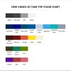 tank top color chart - Clash Of Clans Merch
