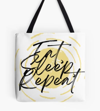 Eat Sleep Repeat Tote Bag Official Clash Of Clans Merch
