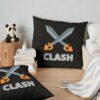 Clash Royale - Let'S Clash Throw Pillow Official Clash Of Clans Merch