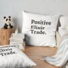 Clash Of Clans Positive Elixir Trade Throw Pillow Official Clash Of Clans Merch