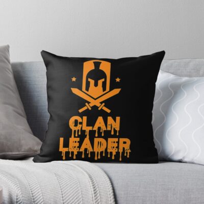 Clan Leader Throw Pillow Official Clash Of Clans Merch