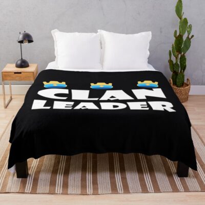 Clash Of Clans Clan Leader - Perfect For Coc Fans And Clash Royale Fans   Classic Throw Blanket Official Clash Of Clans Merch