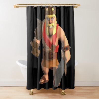 Clash Of Clans Shower Curtain Official Clash Of Clans Merch