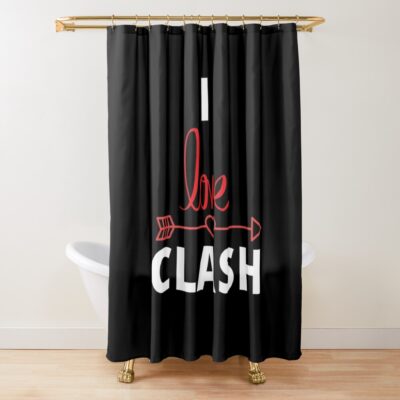 Clash Royale - Clan Love Shower Curtain Official Clash Of Clans Merch